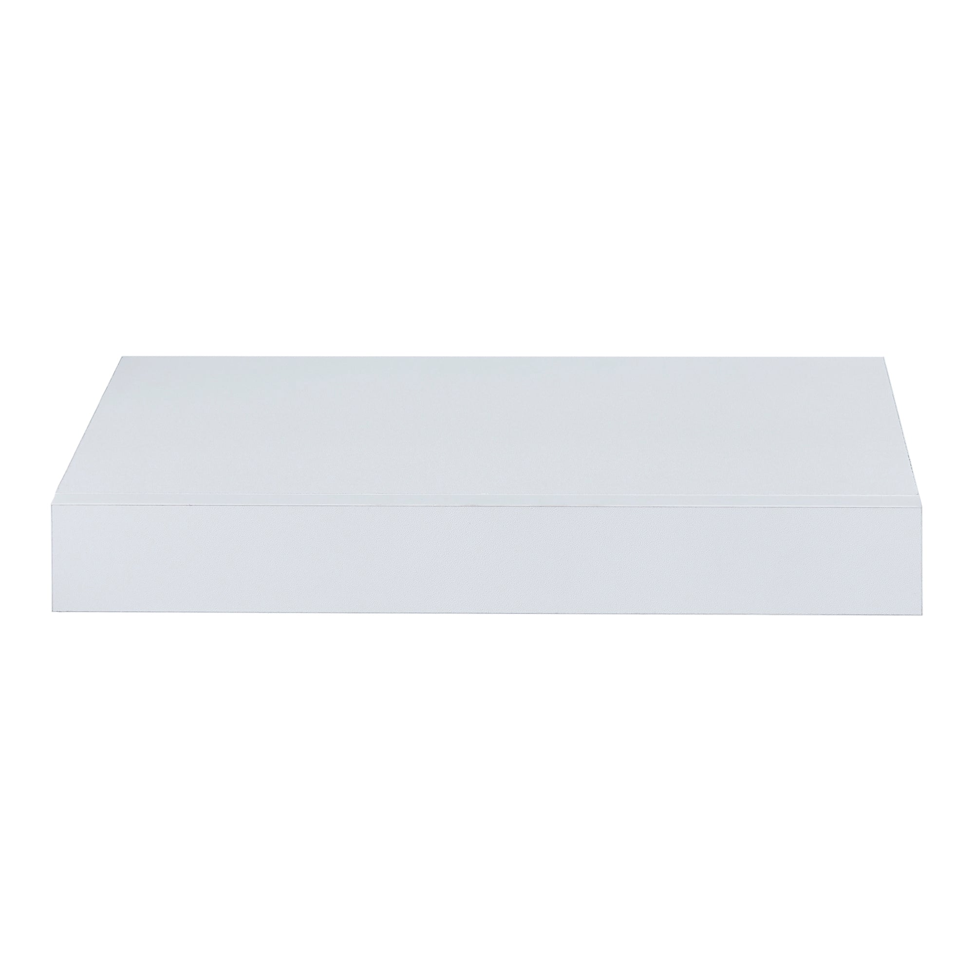 Mensola Hyvinkää con Cassetto Integrato Comodino Sospeso 39,5 x 25 x 5 cm Bianco [en.casa]