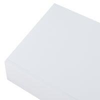 Mensola Kärsämäki con Cassetto Comodino Sospeso 60 x 35 x 12 cm Bianco [en.casa]