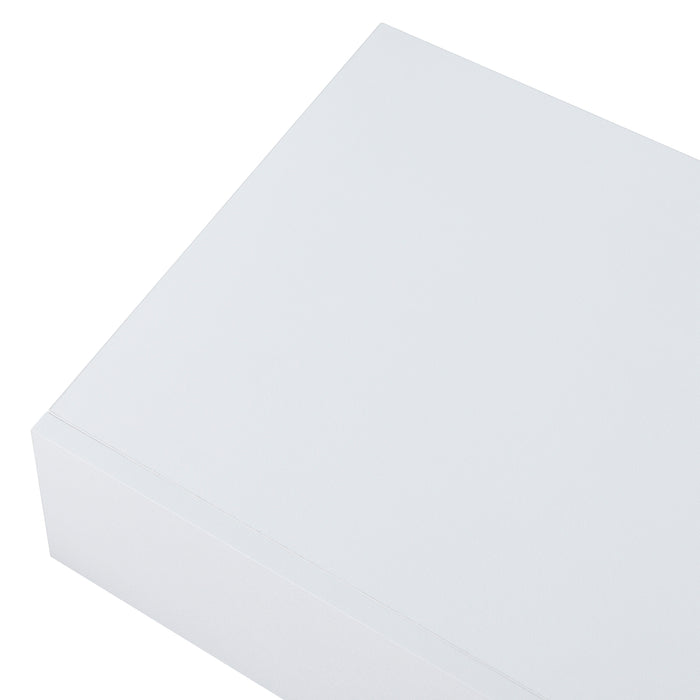 Mensola Kärsämäki con Cassetto Comodino Sospeso 60 x 35 x 12 cm Bianco [en.casa]