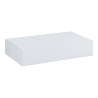 Mensola Kärsämäki con Cassetto Comodino Sospeso 60 x 35 x 12 cm Bianco [en.casa]