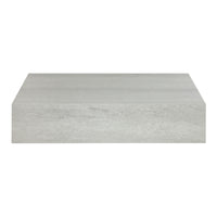 Mensola Kärsämäki con Cassetto Comodino Sospeso 60 x 35 x 12 cm Effetto Cemento [en.casa]