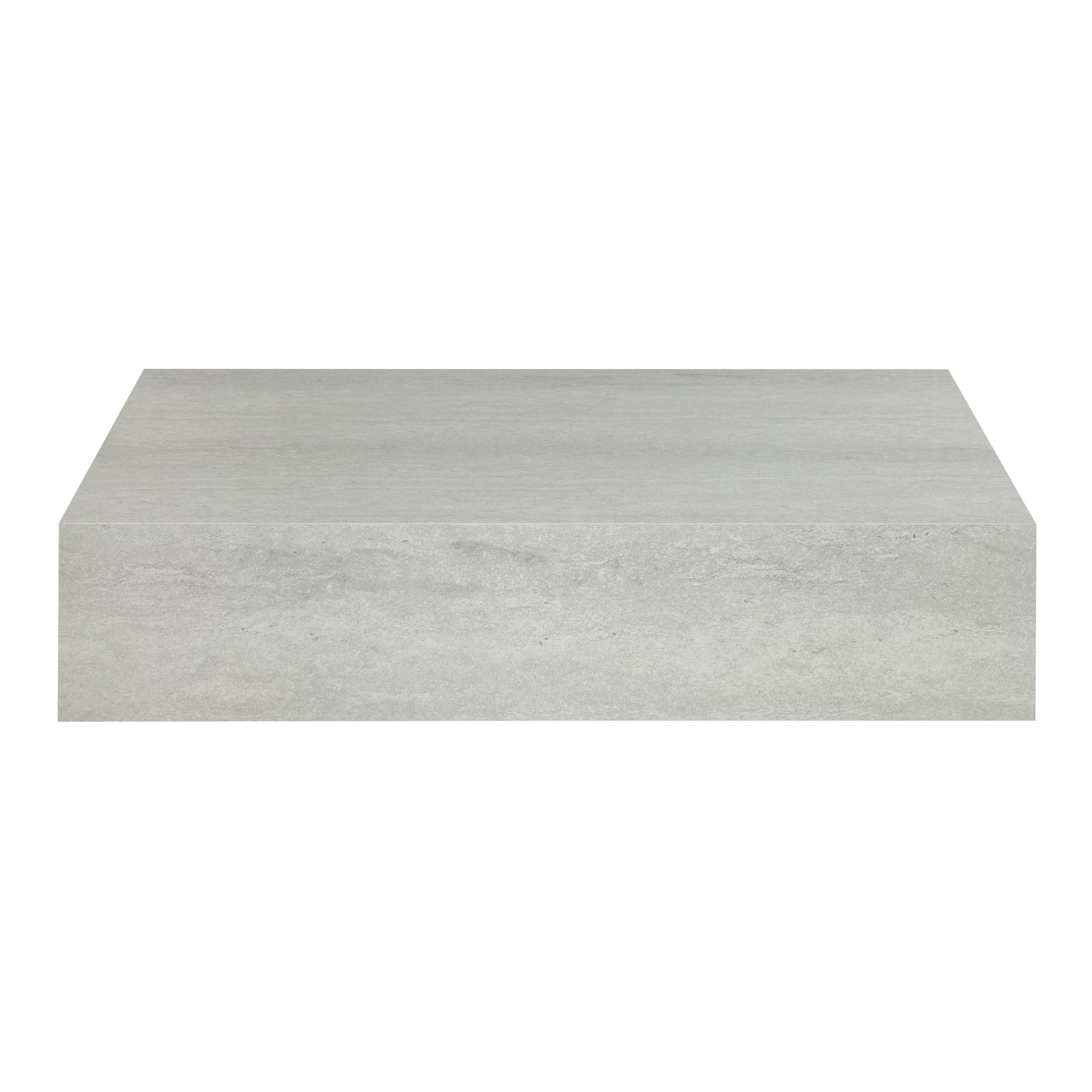 Mensola Kärsämäki con Cassetto Comodino Sospeso 60 x 35 x 12 cm Effetto Cemento [en.casa]