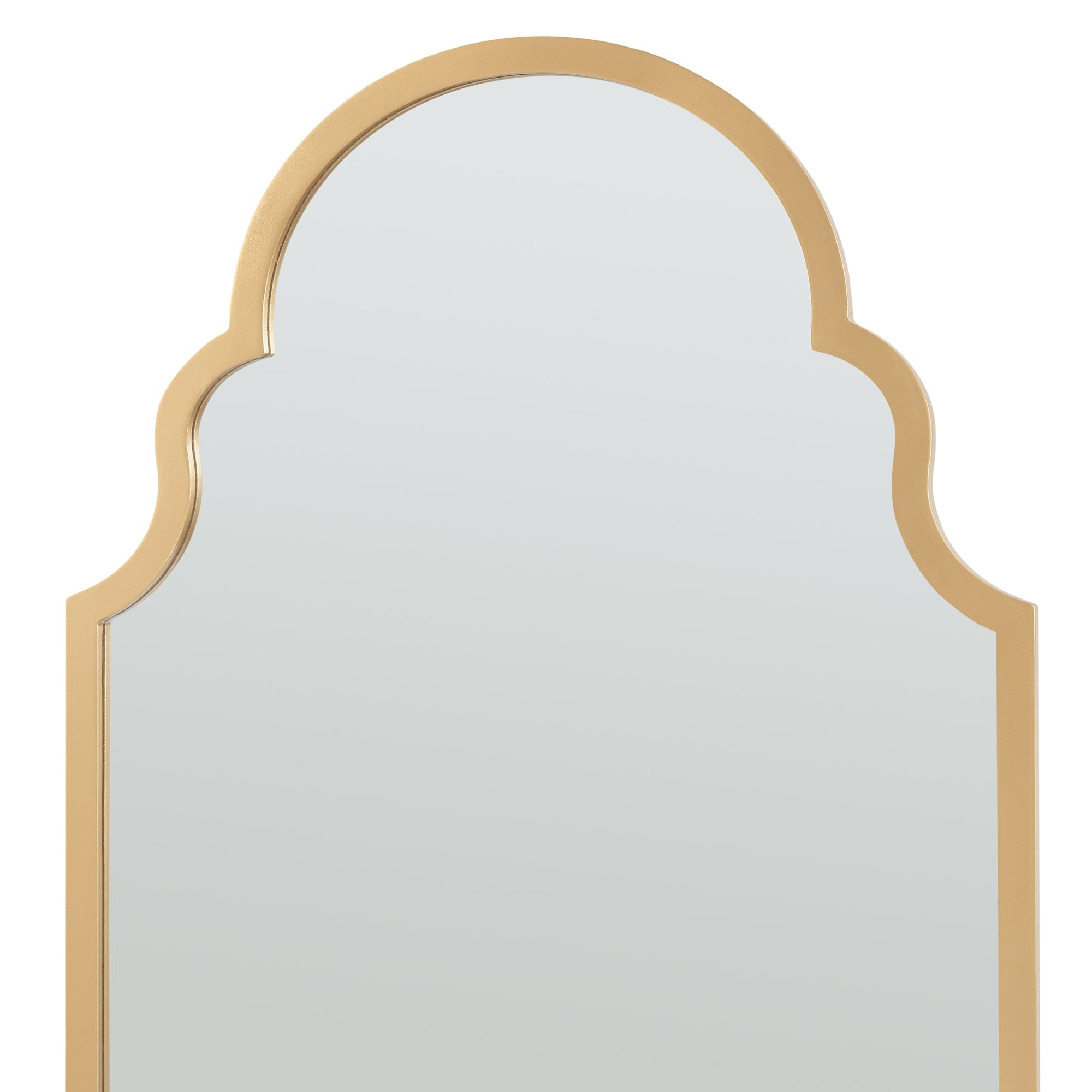 Specchio da Parete Hämeenkyrö 90 x 60 cm color Oro [en.casa]