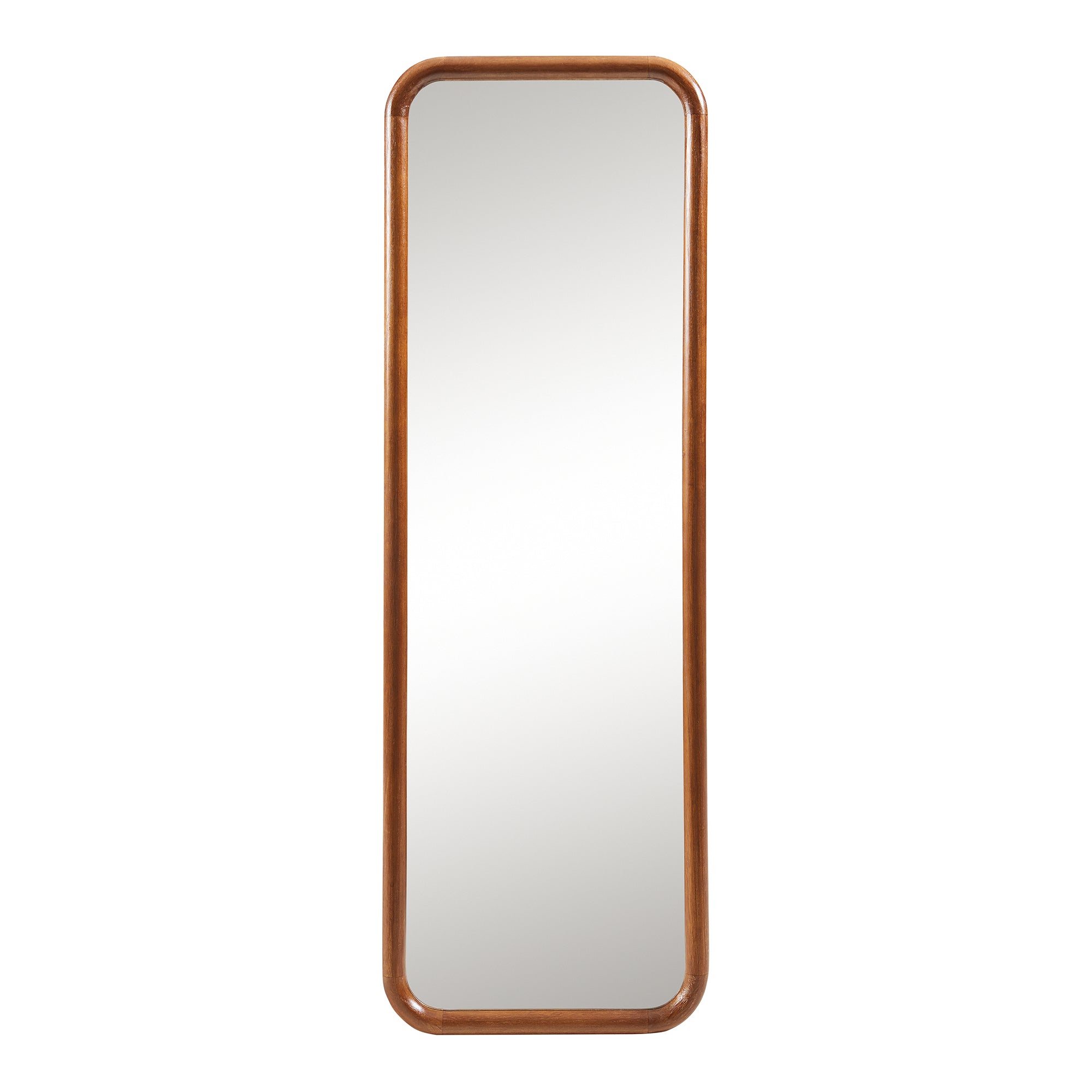 Specchio Rettangolare da Parete Ristijarvi Montaggio Verticale e Orizzontale 120x40 cm Marrone Scuro [en.casa]