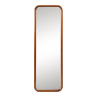 Specchio Rettangolare da Parete Ristijarvi Montaggio Verticale e Orizzontale 120x40 cm Marrone Scuro [en.casa]