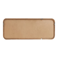 Specchio Rettangolare da Parete Ristijarvi Montaggio Verticale e Orizzontale 120x40 cm Marrone Scuro [en.casa]