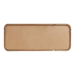 Specchio Rettangolare da Parete Ristijarvi Montaggio Verticale e Orizzontale 120x40 cm Marrone Scuro [en.casa]