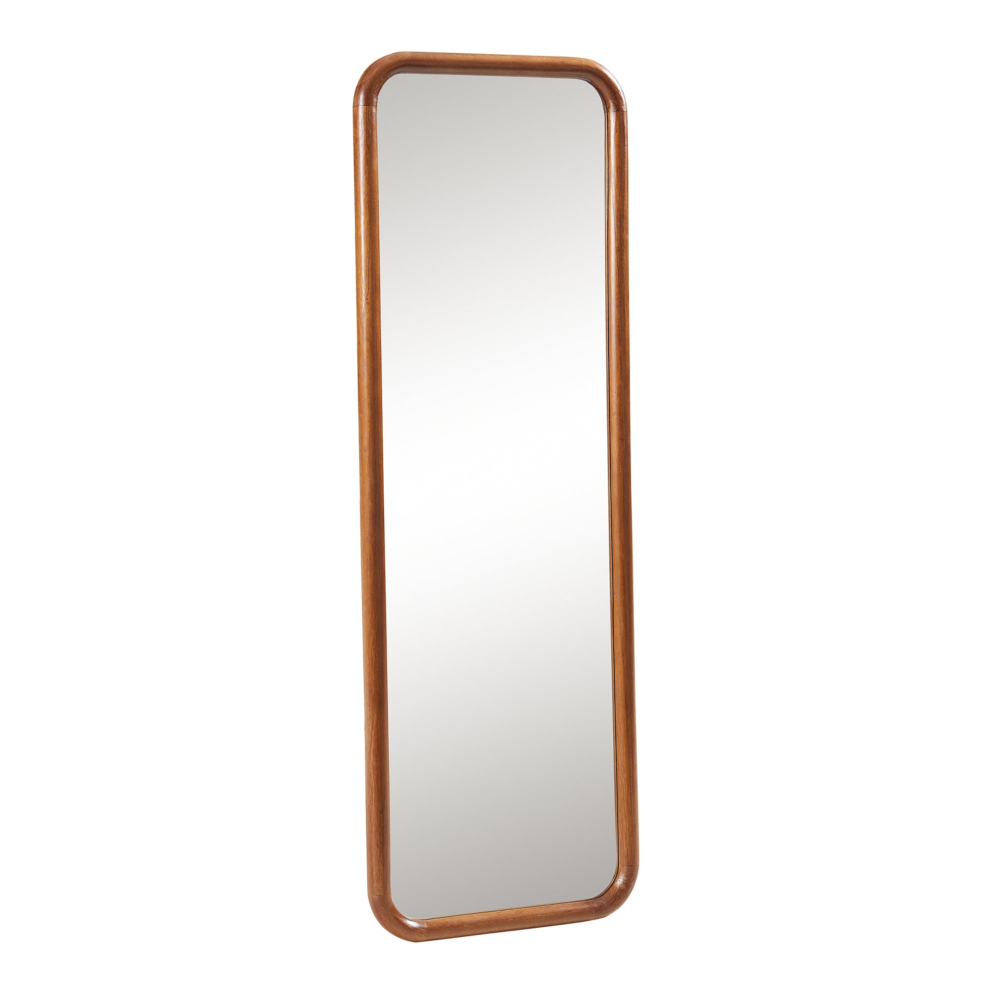 Specchio Rettangolare da Parete Ristijarvi Montaggio Verticale e Orizzontale 120x40 cm Marrone Scuro [en.casa]