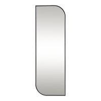 Specchio Rettangolare da Parete Tarvindak Montaggio Verticale e Orizzontale 120x40 cm Nero [en.casa]