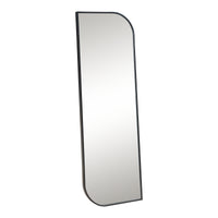 Specchio Rettangolare da Parete Tarvindak Montaggio Verticale e Orizzontale 120x40 cm Nero [en.casa]
