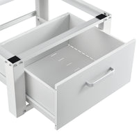 [en.casa] Base Supporto per Lavatrice Rialzamento Basamento per Asciugatrice e Frigorifero 63x54x31 cm carico max.150kg