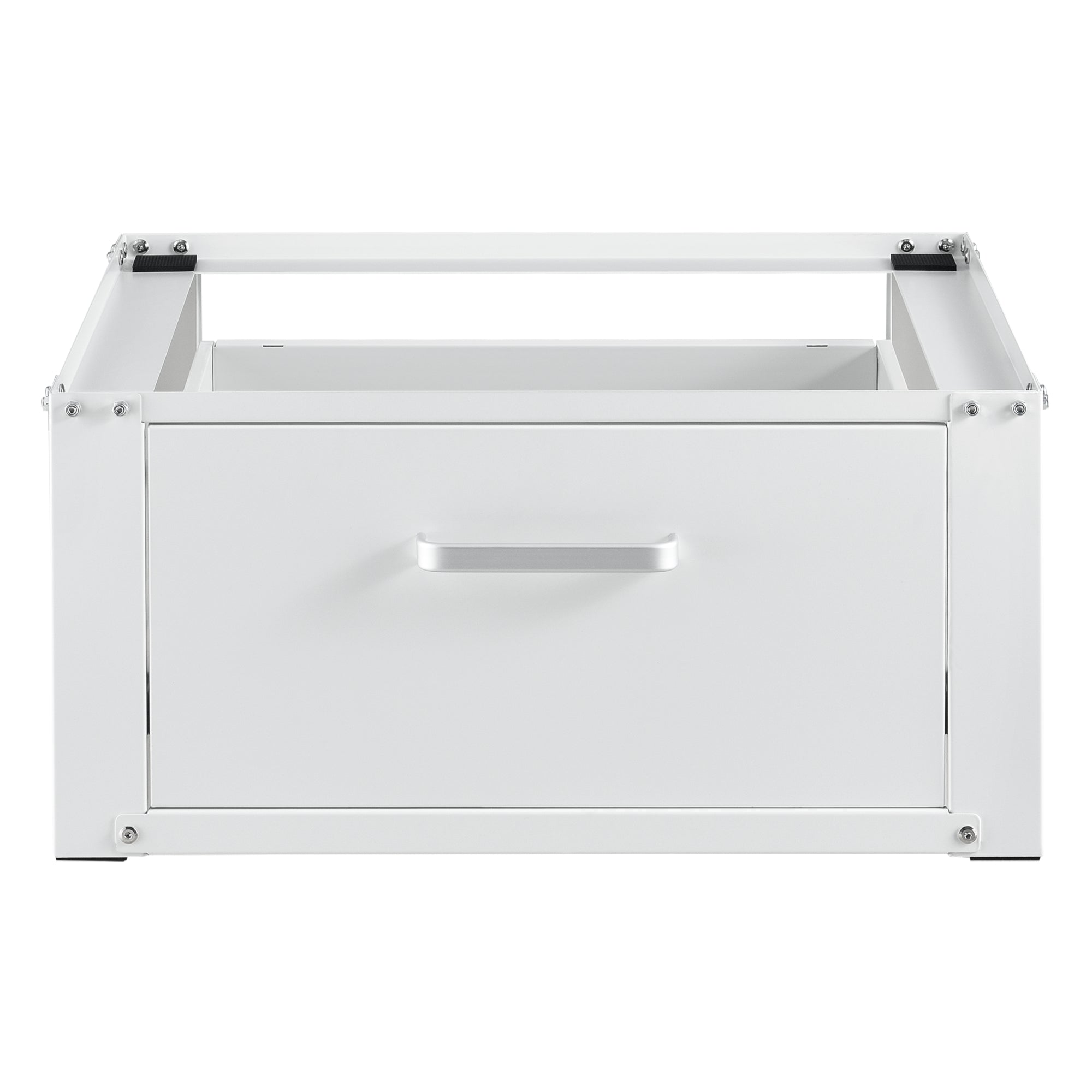 Base Supporto Comfortixx per Lavatrice e Asciugatrice con Cassetto 63x54x31 cm Carico max. 150 kg - Bianco [en.casa]