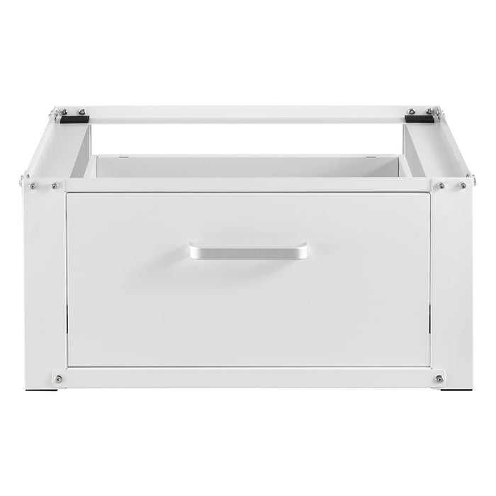 kit sovrapposizione distanziale lavasciuga supporto lavatrice acciaio alluminio 63 x 54 x 31 cm bianco 03_0006458