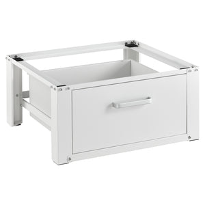 Base Supporto Comfortixx per Lavatrice e Asciugatrice con Cassetto 63x54x31 cm Carico max. 150 kg - Bianco [en.casa]