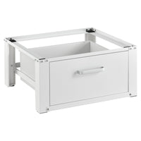 kit sovrapposizione distanziale lavasciuga supporto lavatrice acciaio alluminio 63 x 54 x 31 cm bianco 03_0006458