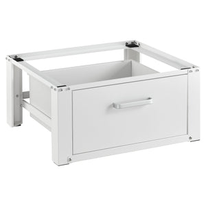 kit sovrapposizione distanziale lavasciuga supporto lavatrice acciaio alluminio 63 x 54 x 31 cm bianco 03_0006458