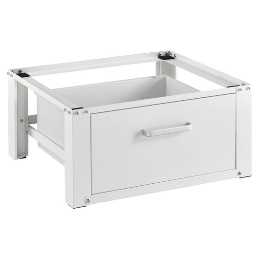 kit sovrapposizione distanziale lavasciuga supporto lavatrice acciaio alluminio 63 x 54 x 31 cm bianco 03_0006458