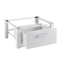 kit sovrapposizione distanziale lavasciuga supporto lavatrice acciaio alluminio 63 x 54 x 31 cm bianco 03_0006458