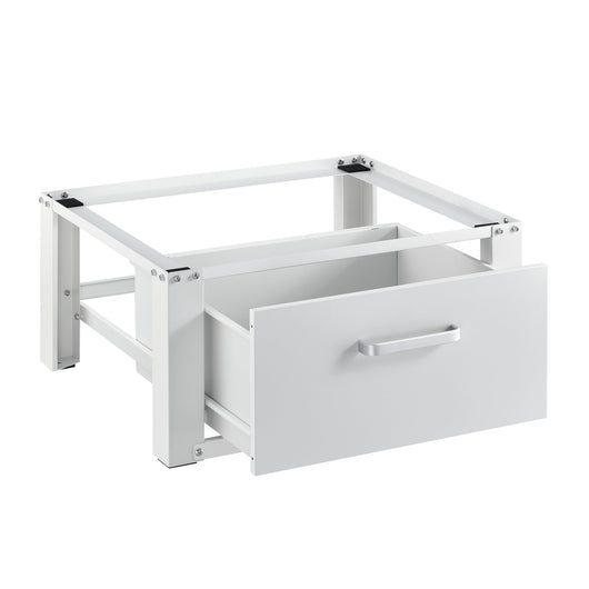 Base con cassetto per lavatrice 63 x 54 x 31 cm bianco 03_0006465