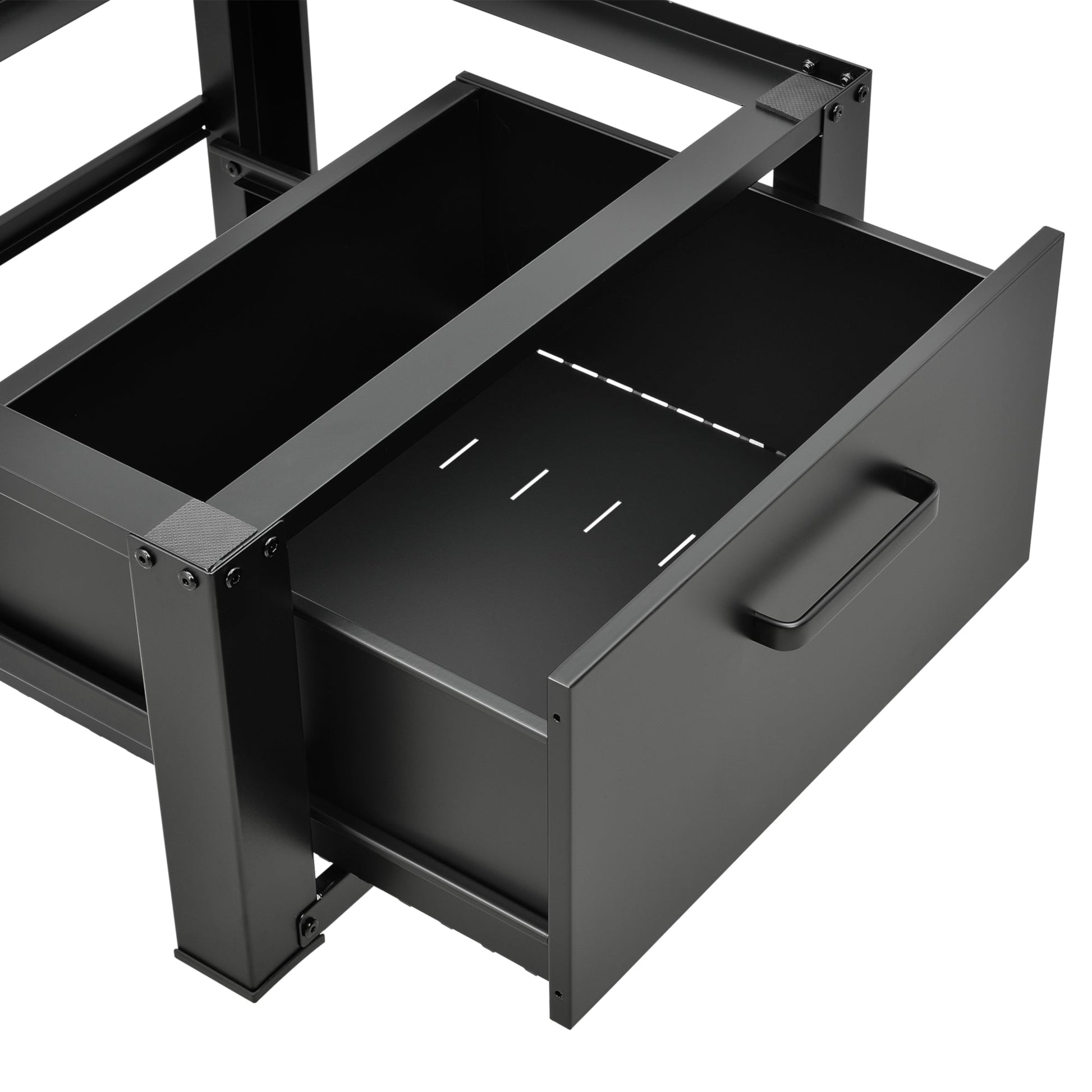 Base con cassetto per lavatrice 63 x 54 x 31 cm nero 03_0006466