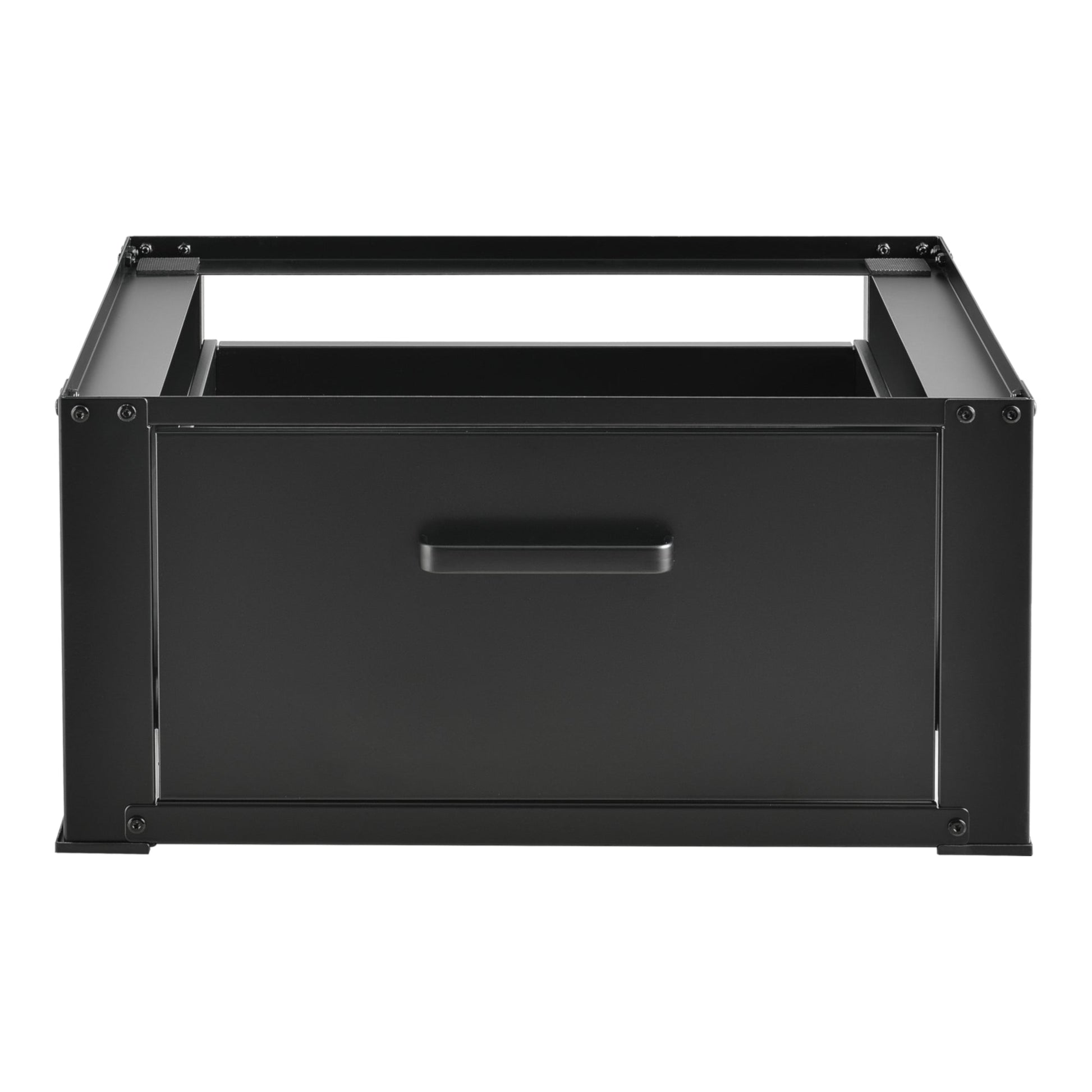 Base con cassetto per lavatrice 63 x 54 x 31 cm nero 03_0006466