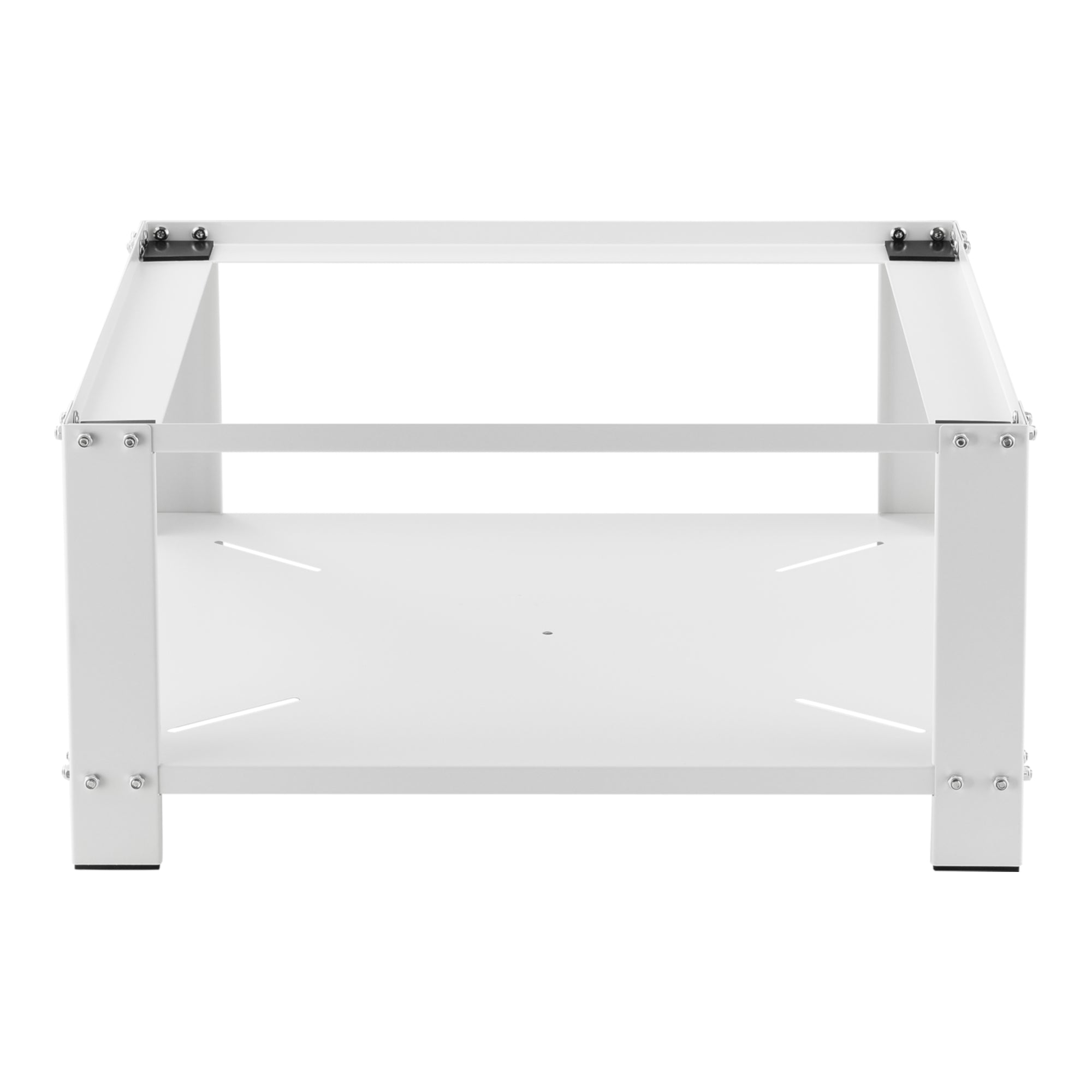 Supporto per Lavatrice in Acciaio con Ripiano 63 x 54 x 31 cm Carico max. 150 kg - Bianco [en.casa]
