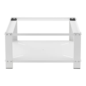 Supporto per Lavatrice in Acciaio con Ripiano 63 x 54 x 31 cm Carico max. 150 kg - Bianco [en.casa]