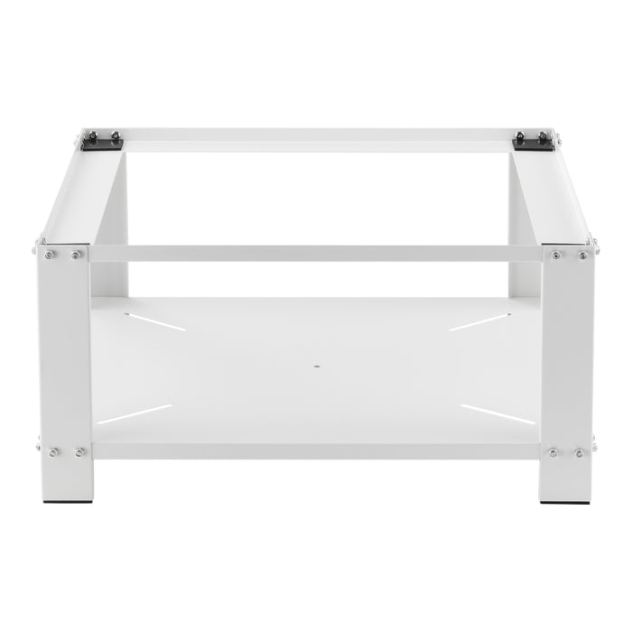 Supporto per Lavatrice in Acciaio con Ripiano 63 x 54 x 31 cm Carico max. 150 kg - Bianco [en.casa]
