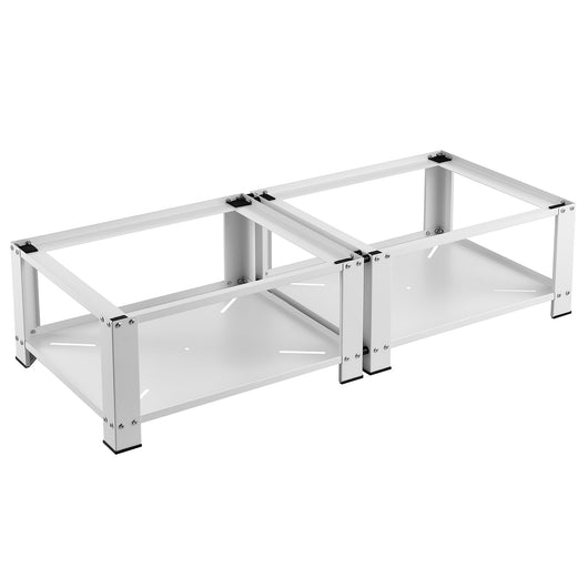 Base doppia Cremlingen con ripiano per lavatrice asciugatrice 127 x 54 x 31 cm 03_0006463