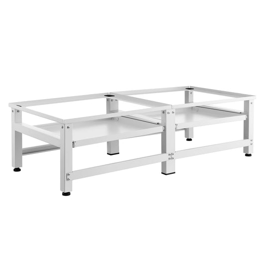 Base doppia con ripiano scorrevole per lavasciuga 124 x 54 x 37 cm 03_0006462