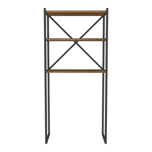 Sovrastruttura per Lavatrice Askersund Scaffale da Bagno con 3 Ripiani - Effetto Noce [en.casa]