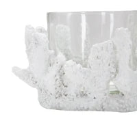 Porta Candela Corallo Cm Ø 12.5X9