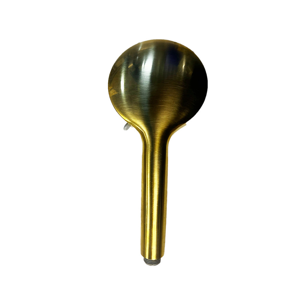 Doccetta oro spazzolato 3 getti ugelli sistema anticalcare