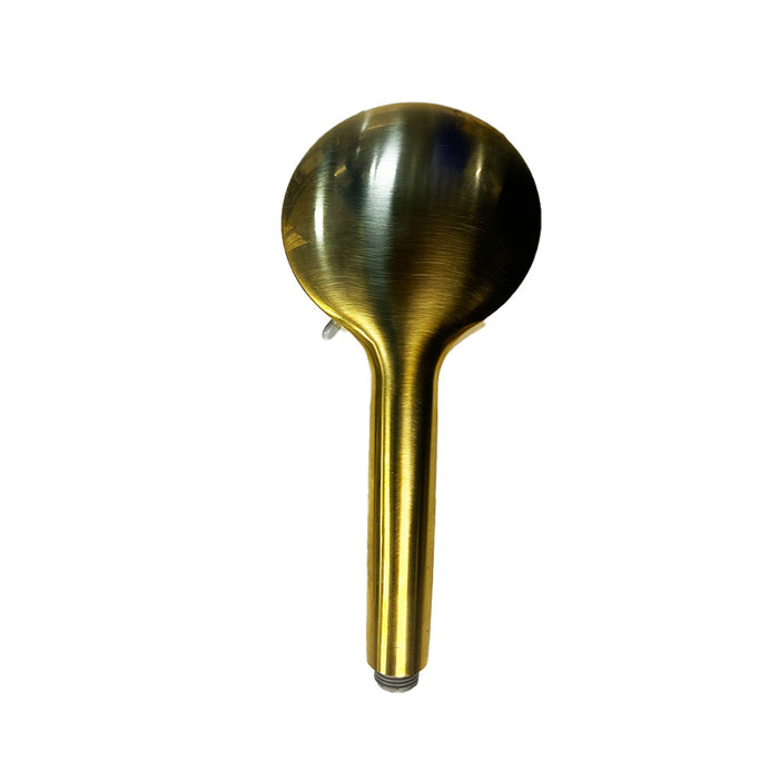 Doccetta oro spazzolato 3 getti ugelli sistema anticalcare