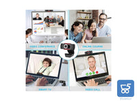 Webcam USB 2.0 720p con Riduzione del Rumore 1280 x 720 px fino a 25 FPS