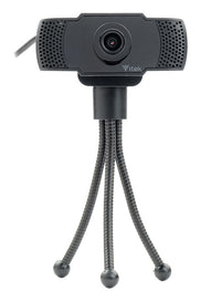Webcam con Microfono W300 - Full HD- 30FPS- USB- treppiede