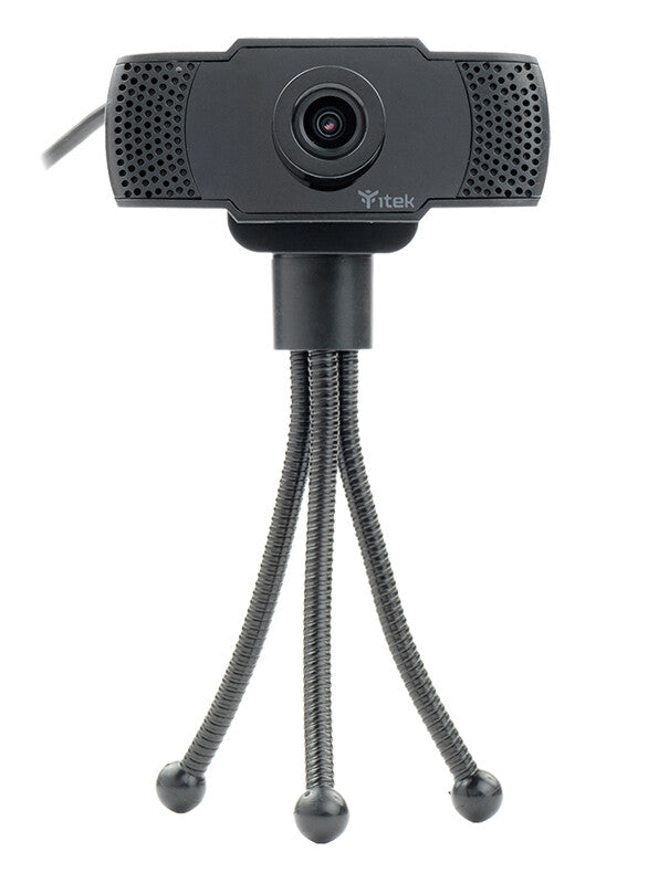 Webcam con Microfono W300 - Full HD- 30FPS- USB- treppiede