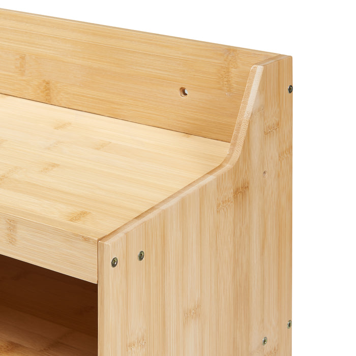 Organizzatore da Parete Gjemnes per Attrezzi Fai da Te - Bambù Naturale [en.casa]