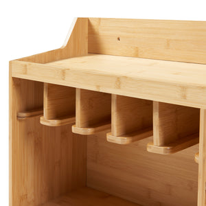 Organizzatore da Parete Gjemnes per Attrezzi Fai da Te - Bambù Naturale [en.casa]