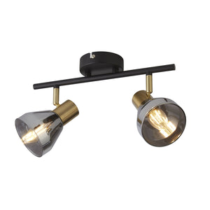 Westminster 2Lt Spot - Nero, Ottone Satinato e Fumé