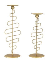 Portacandele Alid Coppia cm 25X16X51 - 20X16X43