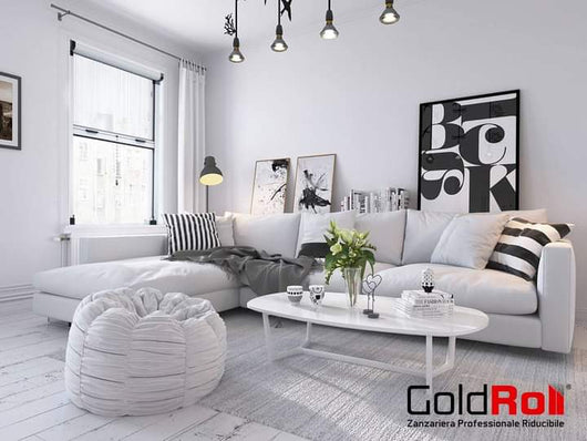 Zanzariera a Rullo Riducibile  80 x 160 Bianco 9010