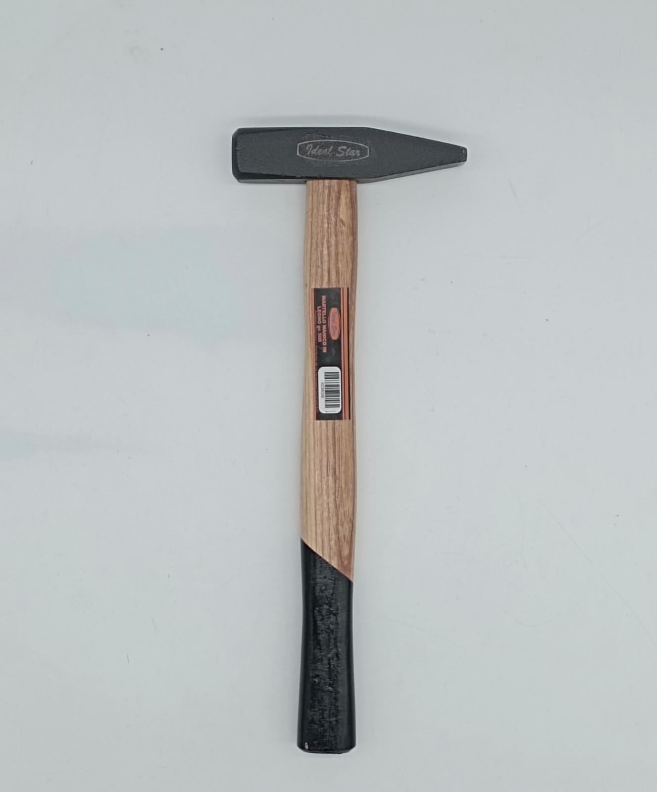 Martello da banco tipo 'tedesco' m. legno gr 500 ideal star - gr 500