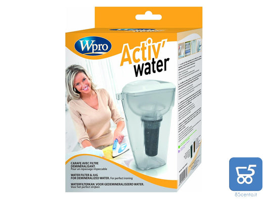 Whirlpool Wpro Caraffa per Acqua Demineralizzata Activ Steam Water Carboni Attivi per Ferro da Stiro