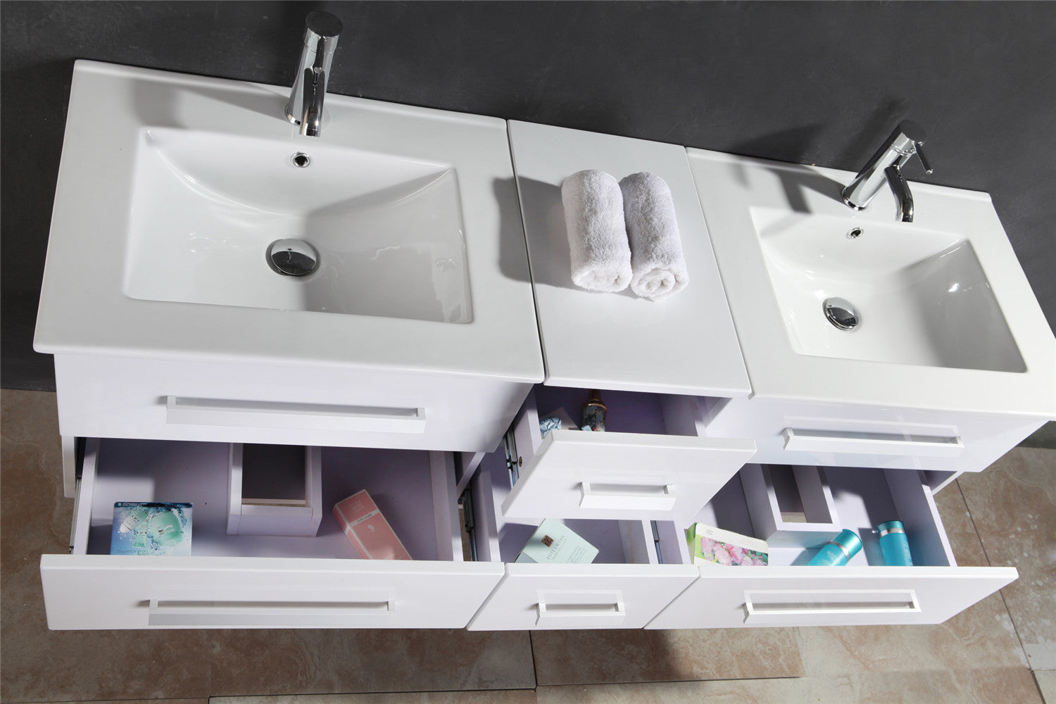 Mobile Bagno Bianco 150 cm Lavabo Incluso – White Rome