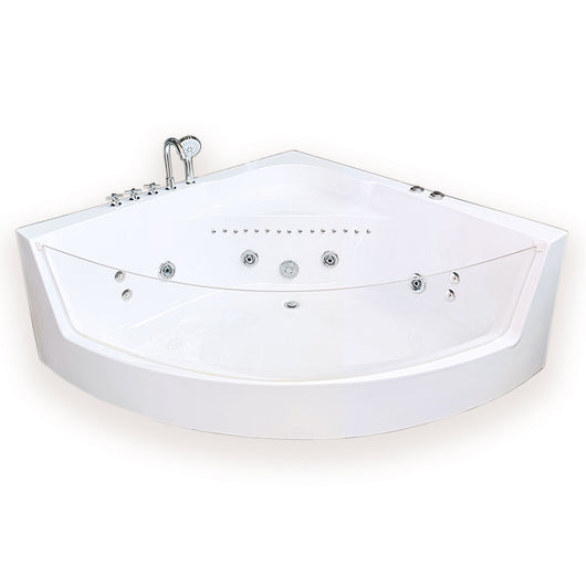 Vasca Idromassaggio 150 x 150 cm Cromoterapia 8 getti – White Shark