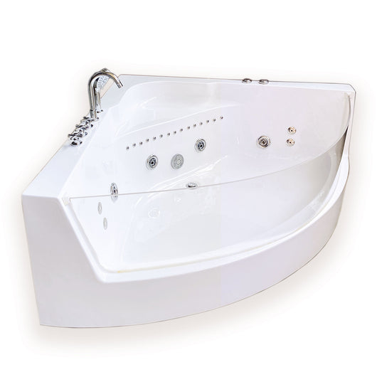 Vasca Idromassaggio 150 x 150 cm Cromoterapia 8 getti – White Shark