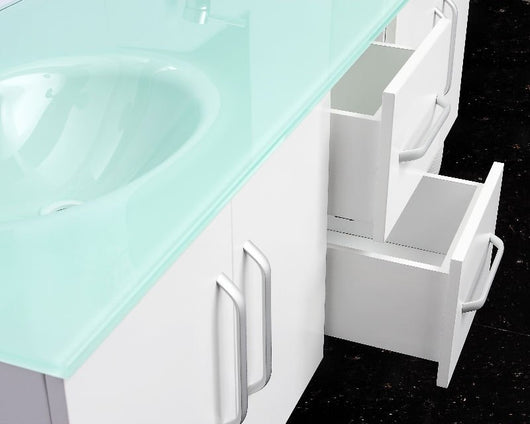 Mobile Bagno Bianco 151 cm Lavabo Incluso – White Ice