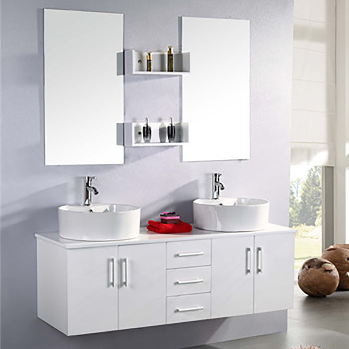 Mobile Bagno Bianco 150 cm Lavabo Incluso – White Lion