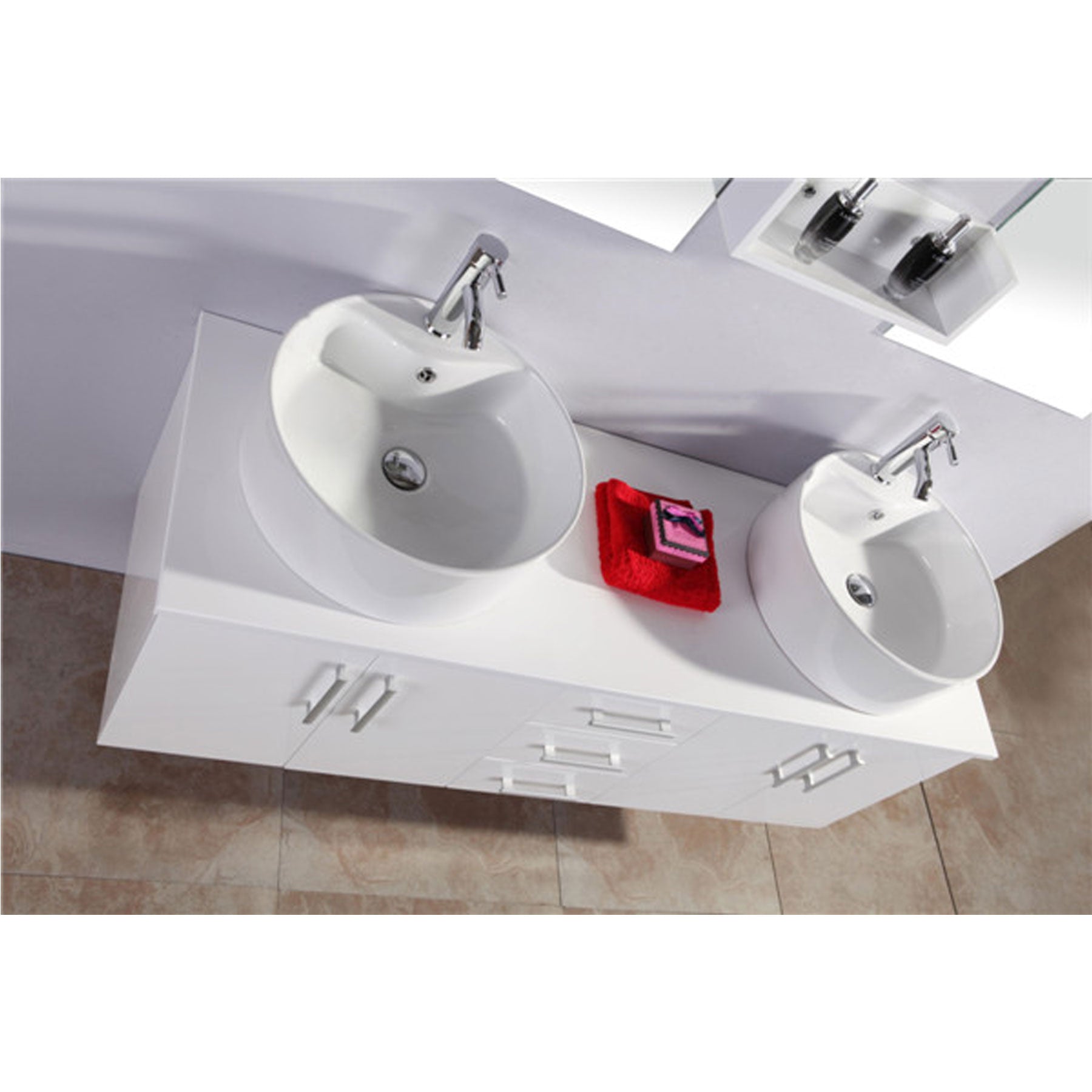Mobile Bagno Bianco 150 cm Lavabo Incluso – White Lion